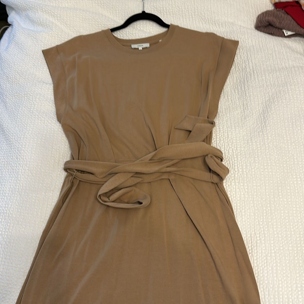 Vince tan T-shirt dress